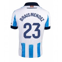 Stroje piłkarskie Real Sociedad Brais Mendez #23 Koszulka Podstawowej 2023-24 Krótki Rękaw